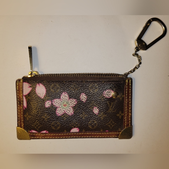 Louis Vuitton Vintage coin pouch key chain cherry blossom - Picture 4 of 7